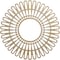 Ekena Millwork Cornelius Wood Fretwork Pierced Ceiling Medallion, Birch, 34"OD x 12 5/8"ID x 1/4"T CMWP34X0250CRBI - alternate 1